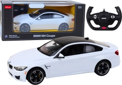 Fjernstyret racerbils BMW M4 Coupé 1:14 hvid