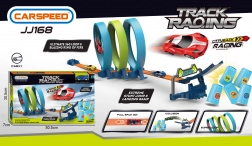 Racerbane skarp sløjfe med tredobbelt looping