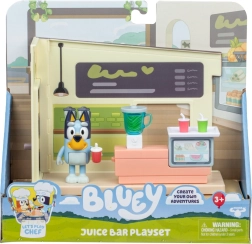 Bluey Mini Juice Shop – sæt med figurer og tilbehør