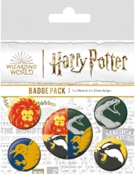 Sæt badges Harry Potter – kollegier