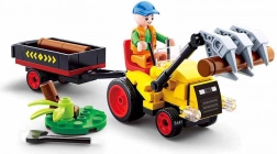 Sluban By Landsby Traktor med trailer