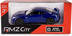 Metalbilmodel NISSAN GT-R (R35) 2017 1:38 med åbne døre og pull-back
