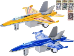 Metal militærfly 11 cm med pull-back, 6 varianter