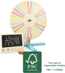 trælykkehjul med skoletavle SMALL FOOT Active