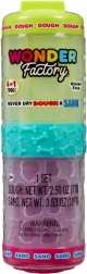 Modelervoks og sand WONDER FACTORY Never Dry – limegrøn og lyserød