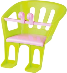 Cykelsæde til dukke med kroge