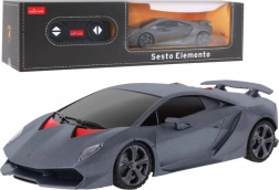 RC sportsvogn 1:24 Lamborghini Sesto Elemento Grå med fjernbetjening