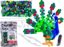 Strygeperler 3D – påfugl i pose