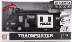 Politiets helikopter med lys og lyd