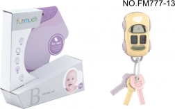 Blød nøglesæt med vedhæng med lys til de mindste