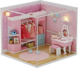 Miniature Dukkehus Sødt Omklædningsrum