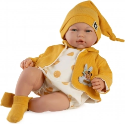 Realistisk babydukke Marta med lyde og blødt stofkrop - 46 cm