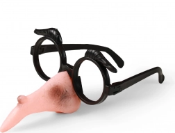 Heksenæse med briller