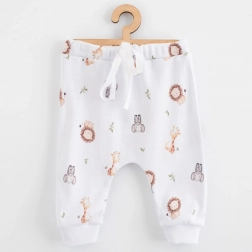 Baby bomuldsjoggingbukser NEW BABY For Babies safari 56 (0–3 m)