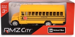 Model af skolebus RMZ City 1:97 med optræksdrev