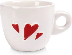 Keramisk espressokop Hjerte 80 ml