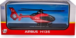 redningshelikopter brandvæsen airbus ec135 1:100 metalmodel