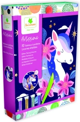 Artissimo - Glitrende sandkunst Enhjørninger om natten