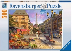 Ravensburger puslespil Paris: aftentur 500 brikker