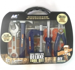 Sæt plastværktøj til børn