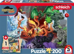 Puslespil Eldrador: onde skabninger 200 brikker + SCHLEICH-figur