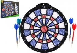 Plastisk elektronisk dartskive med 4 pile, diameter 28 cm