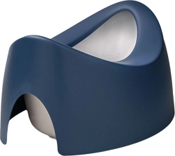 Teggi ergonomisk, dobbeltsidet børnepotte med hældetud, blå