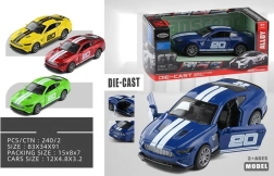 Metalbil med optræk og striber