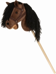 Hobby Horse brun stav på pind 80 cm