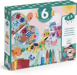 DJECO kreativt sæt Et hus fyldt med dyr