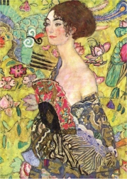 Puslespil Dame med vifte 1000 brikker EDUCA