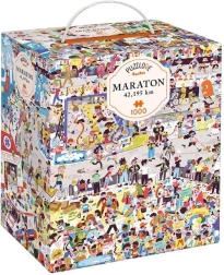 Puslespil Puzzlove maraton 42,195 km – 1000 brikker