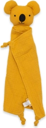 Muslin sutteklud New Baby Koala sennepsfarvet