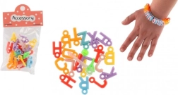 Plastperler – hjerter og bogstaver med snor