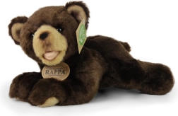 Plysbjørn mørkebrun liggende 24 cm ECO-FRIENDLY