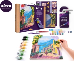 Maling efter tal og 3D-modellering – billede Lemon Weekend 30 × 40 cm