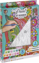 Maling efter tal – enhjørning, lærred 30 × 40 cm