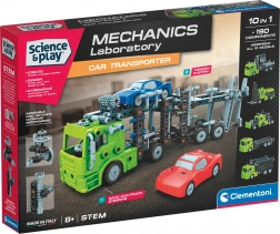 Clementoni Science & Play mekanisk laboratorium – biltransportør 10 i 1