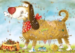 Puslespil På hunden 1000 brikker