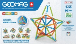 Geomag Supercolor magnetisk byggesæt 93 dele af genanvendt plast