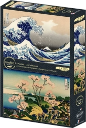 Puslespil Den store bølge ud for Kanagawas kyst og Bydelsområdet Shinagawa 2×500 brikker