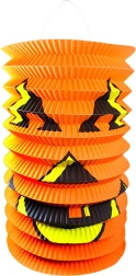 Halloween-lampion græskar 15 cm