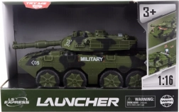 Interaktivt legetøjstank på batterier til børn