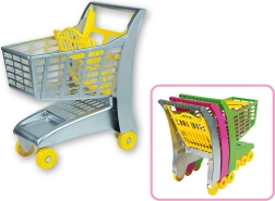 Indkøbsvogn med sæde grå