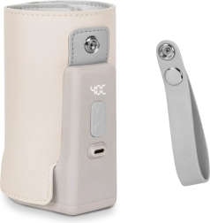 Trådløs flaskevarmer LIONELO Thermup Go Plus Beige Sand
