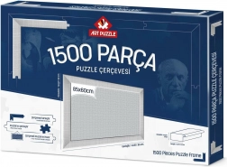 Ramme til puslespil 85x60 cm hvid