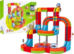 Farverig magnetisk bane med tog – 140 dele