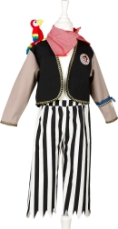 Souza børnekostume pirat Duncan 3–4 år 98–104 cm
