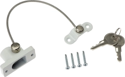 Vindueslås med nøgle