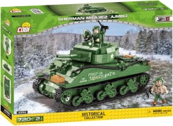 Byggesæt tank COBI Sherman M4A3E2 Jumbo Cobra King (720 klodser)
